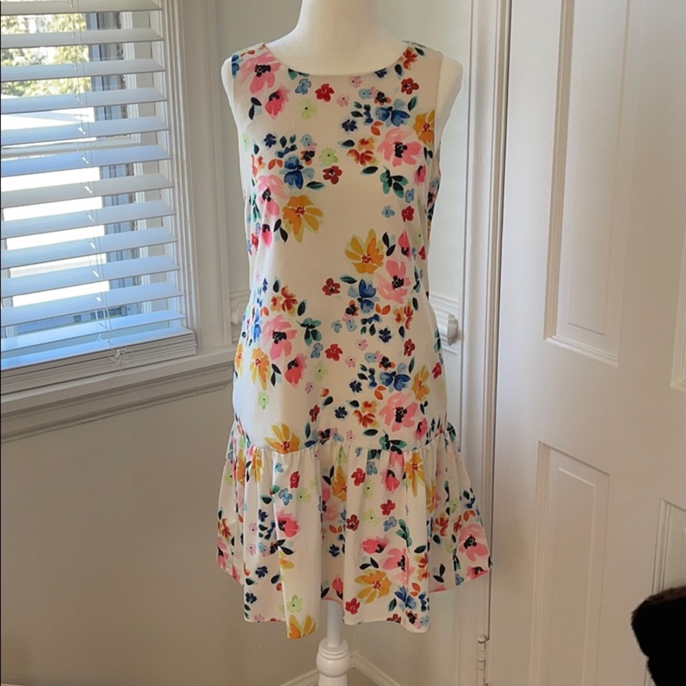 CeCe Flounce hem dress